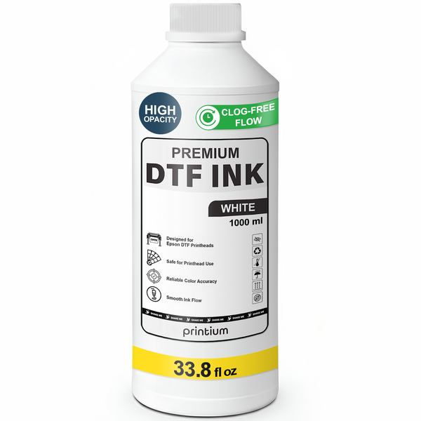 Premium DTF Ink - White 1 Liter