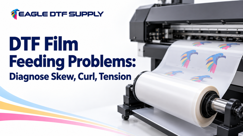 DTF Film Feeding Problems: Diagnose Skew, Curl, Tension