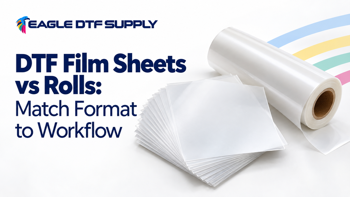 DTF Film Sheets vs Rolls: Match Format to Workflow