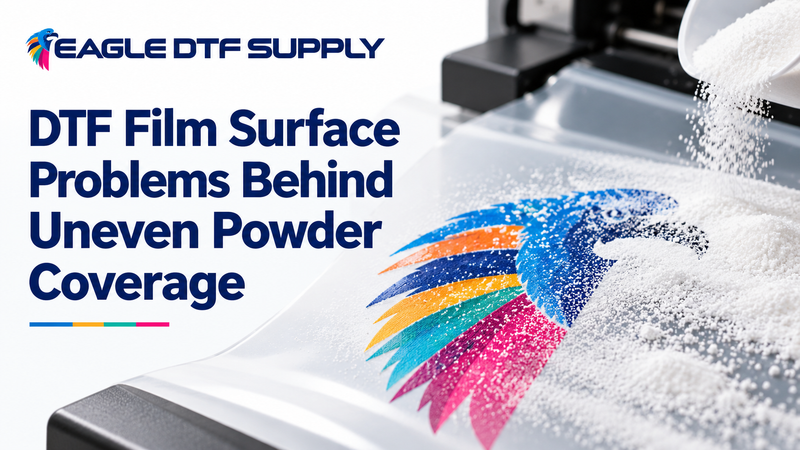 DTF Film Surface Problems Behind Uneven Powder Coverage