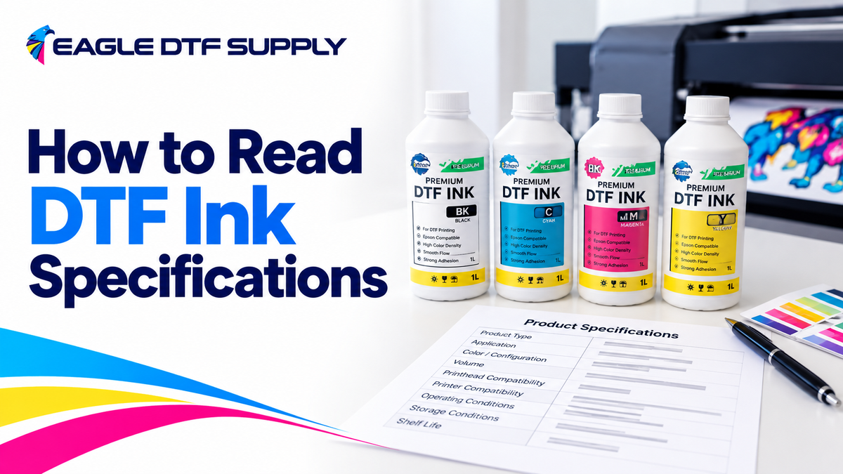 How to Read DTF Ink Specifications