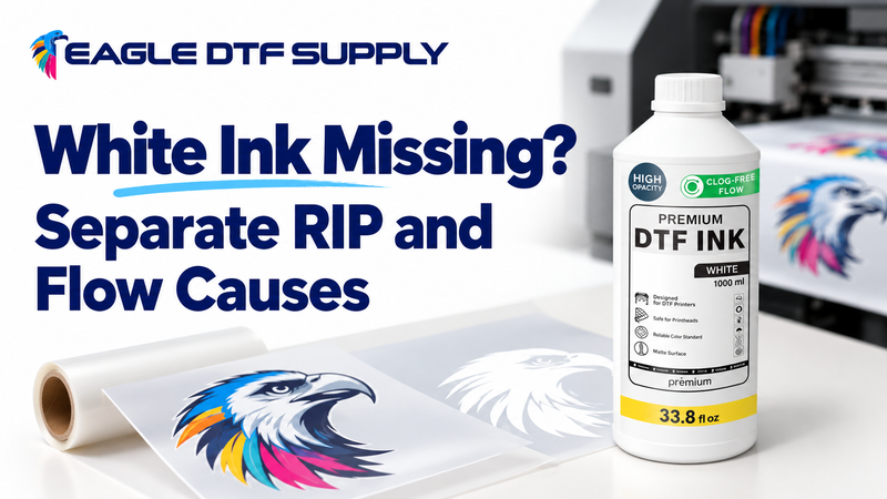 White Ink Missing? Separate RIP and Flow Causes
