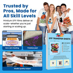 Premium Plus A4 DTF Film Sheets - 8.3" x 11.7" 100 Pack