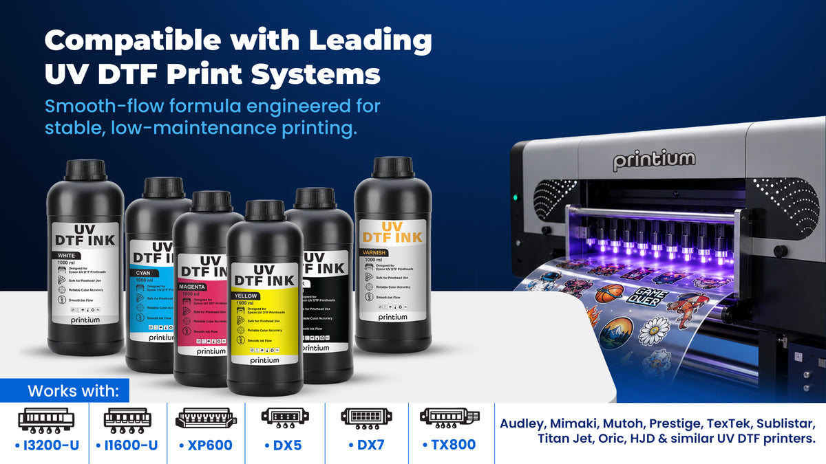 UV DTF Ink - White 1 Liter