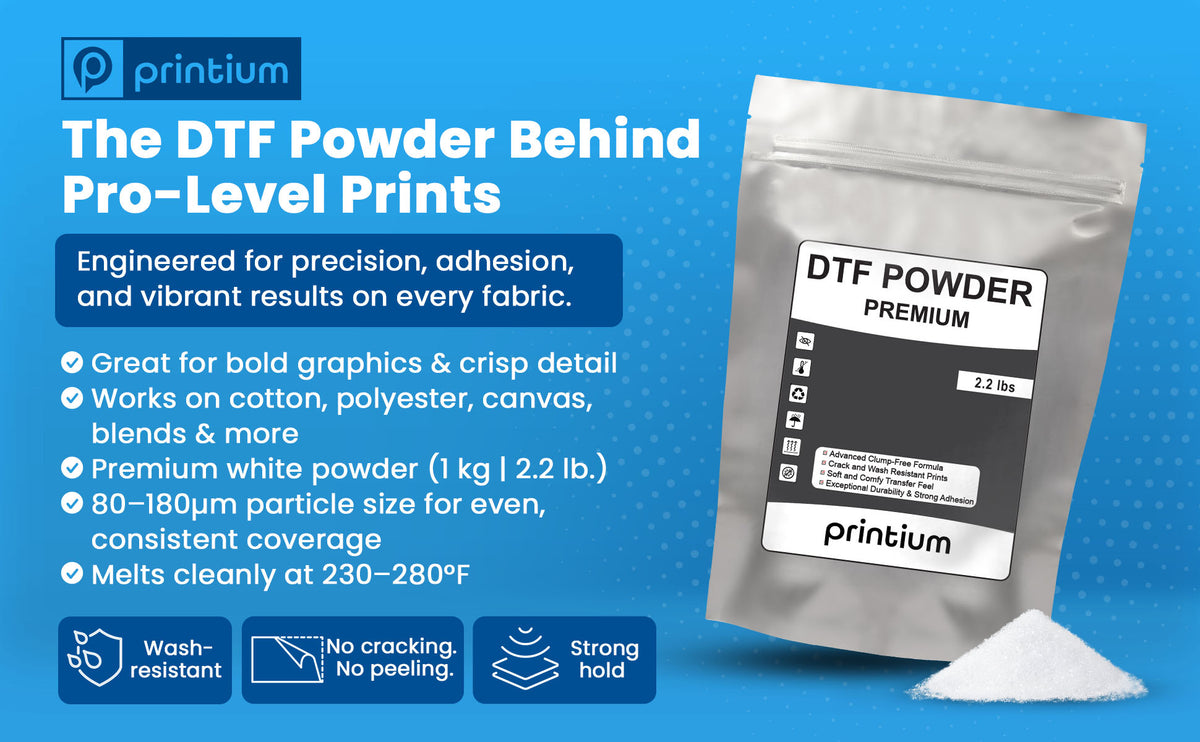 DTF Powder - Premium 1 kg (2.2 lb)