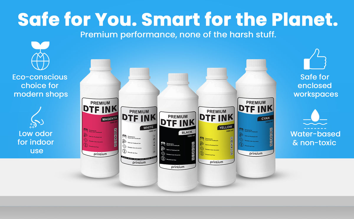 Premium DTF Ink - Cyan 1 Liter