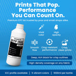 Premium DTF Ink - Black 1 Liter