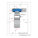 DTF Printer 24" 4-Head High-Quality DTF Transfer Printer – P604