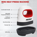 Mini Hand Heat Press Machine Portable Small Heat Press – HP101