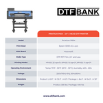 DTF Printer 24" 4-Head High-Quality DTF Transfer Printer – P604
